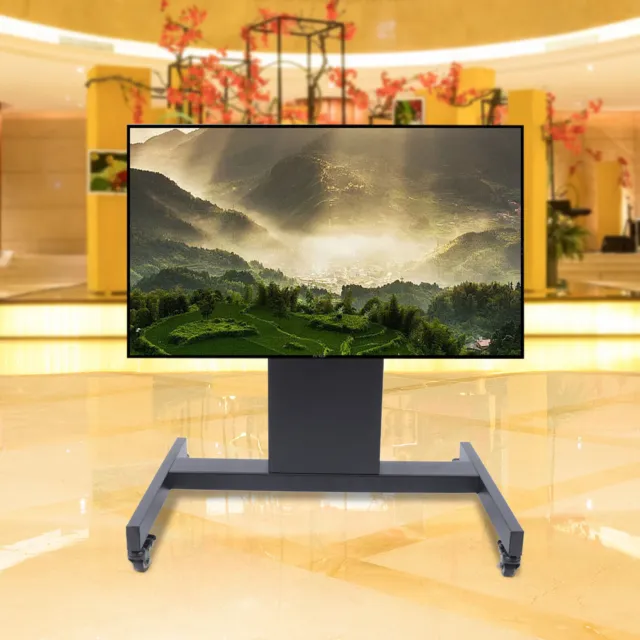 Rolling TV Stand Mobile TV Cart for 32 to 65 inch TV adjustable Angle/Height HOT