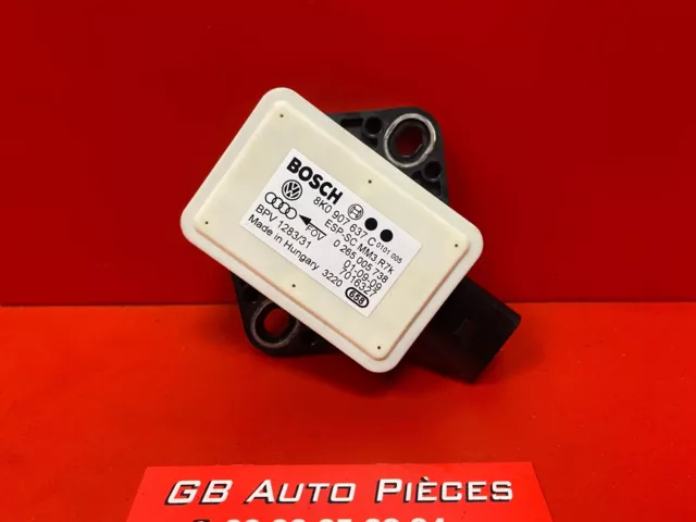 Audi A4 B8 A5 8T Capteur Stabilite Sensor Rotation Esp Ref 8K0907637C 0265005738