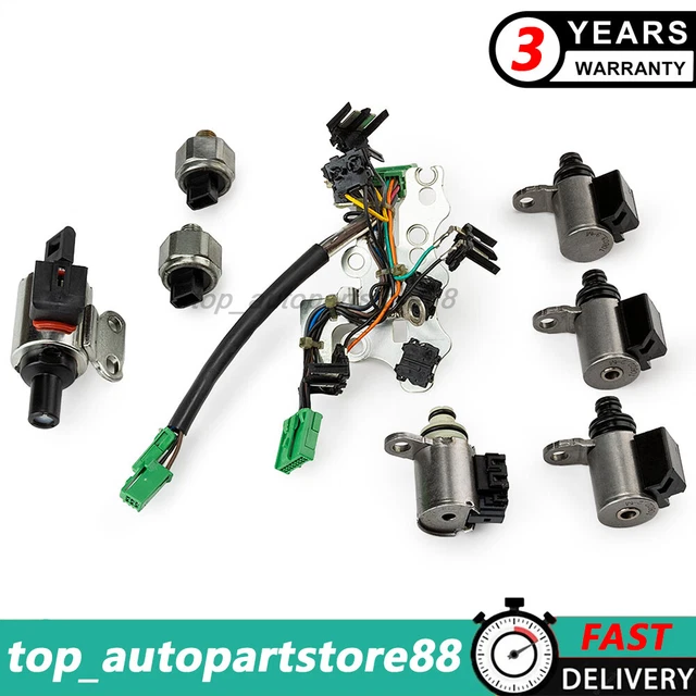thumbnail interactive-video image 1 of 9PCS CVT Solenoid Kit For Nissan Altima, Rogue, Sentra | Fits JF011E RE0F10A Transmission | Valve Body Repair Set 1 of 10