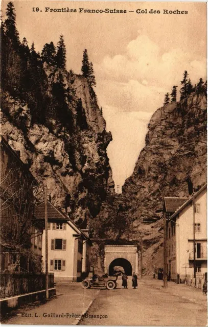 CPA Frontiere Franco-Suisse - Col des Roches (182935)