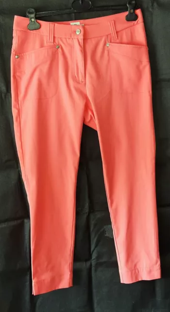 Daily, Damen- Golfhose, (lang) Pink/Orange, Gr. 38 ungetragen