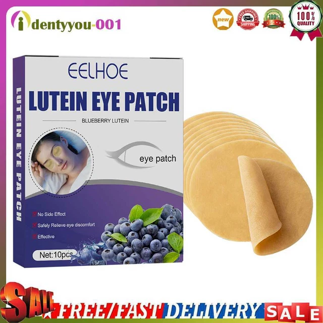 10 un. parches para ojos de luteína de arándano aliviar los ojos fatiga para dormir almohadillas para dormir cuidado