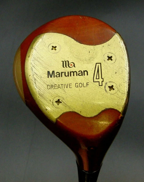 Vintage Maruman MST202 3 Wood Regular Graphite Shaft Golf Pride Grip Vintage Maruman MST202 3 Wood Regular Graphite Shaft Golf Pride Grip