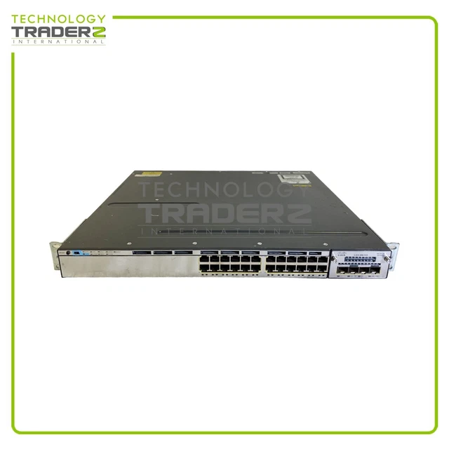 WS-C3750X-24T-S V04 CISCO Catalyst 3750X Port Ethernet Switch W/ 1x ...
