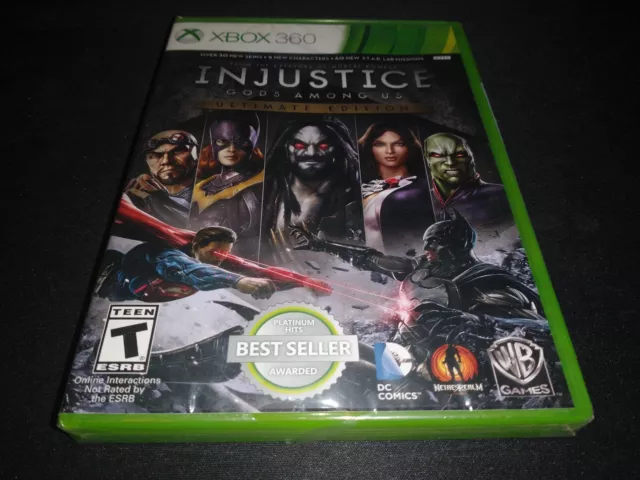  XBOX 360 GAME INJUSTICE: GODS AMONG US ULTIMATE EDITION BRAND  NEW & SEALED : Video Games