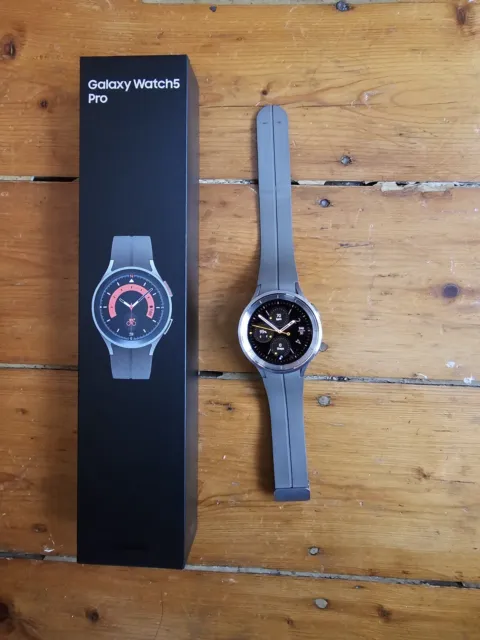 Samsung Galaxy Watch5 Pro SM-R920 45mm Titanium Case with D-Buckle Sport Band -
