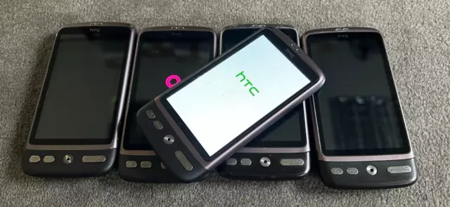 JOB LOT x5 HTC Desire A8181 Mobile Phones (Unlocked) Android 2.2 Working Tested