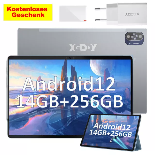 XGODY Tab 10 Tablet 10 Pollici Android 12 14GB+256GB 7000mAh Modalità PC FHD 1920x1200