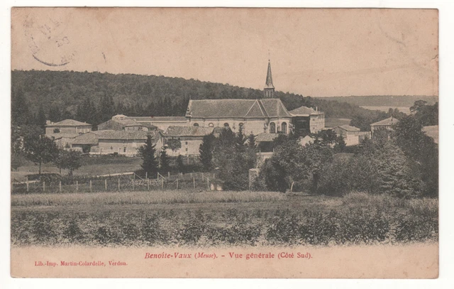 CPA 55 - BENOITE-VAUX : VUE GÉNÉRALE (Côté Sud) (MEUSE) Écrite