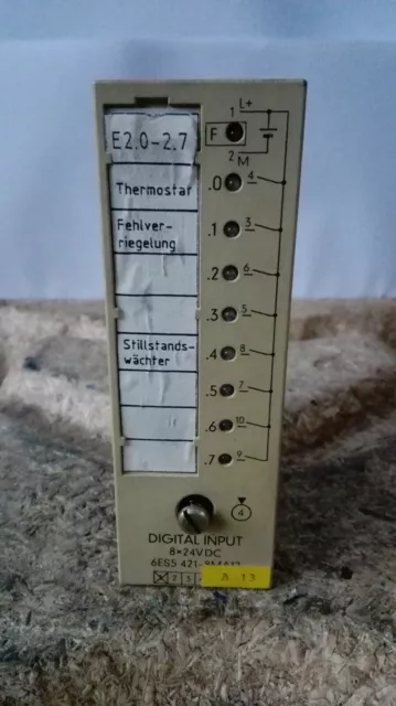 Siemens Simatic S5 Type: 6ES5 421-8MA12 D'Occasion