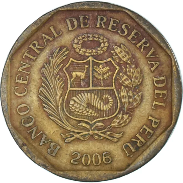 [#1334390] Coin, Peru, 10 Centimos, 2006
