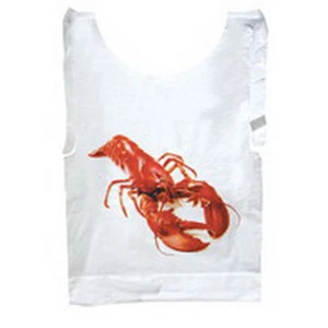 Royal Paper Products Light Weight Poly Adult Lobster Bib | 500/Pack