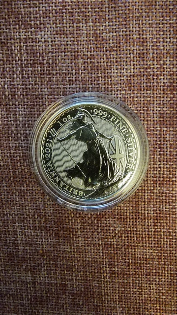 1oz Solid Silver Britannia Coin 2021 from Royal Mint - Packaging Sealed