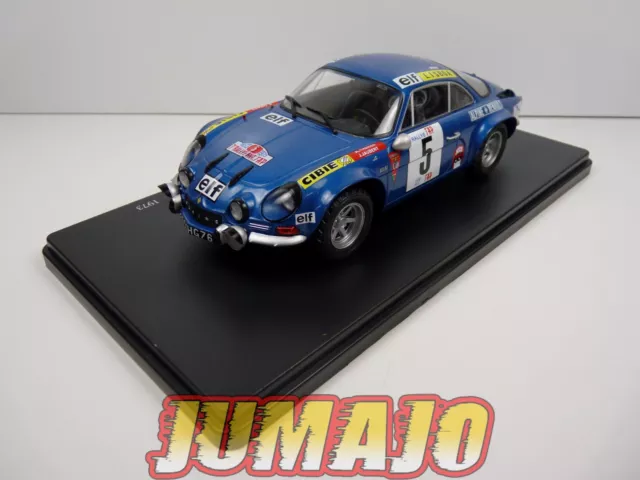 RVQ15 Voiture Rallye 1/24 SALVAT Models : Renault Alpine A110 1800 Thérier Jaube