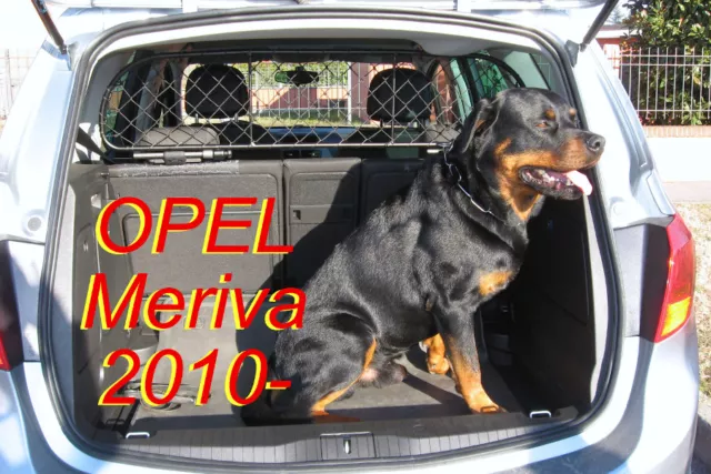 Divisorio - Rete Divisoria per auto Opel Meriva 2010-, trasporto cani e bagagli