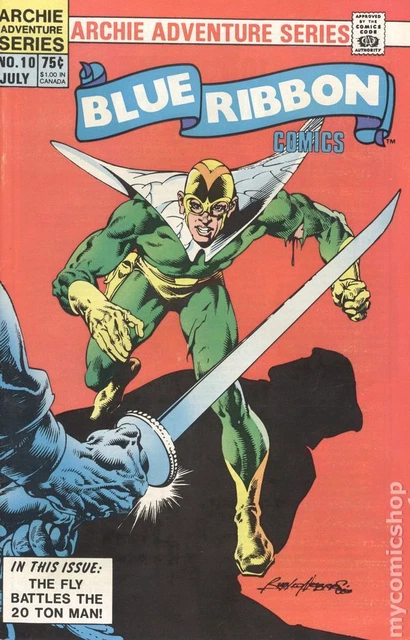 Blue Ribbon Comics #10 FN/VF 7.0 1984 Stock Image