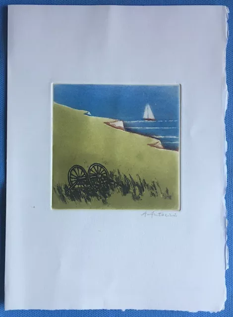 Annapia Antonini litografia originale lithographie, 2001