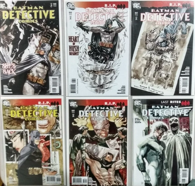 Detective Comics: Batman #845-851 DC 2008/09 VF/NM/NM Comic Books