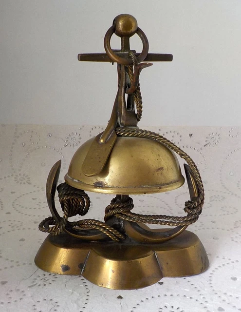 CLOCHE DE TABLE comptoir Hotel clarine sonaille bell metal bois a