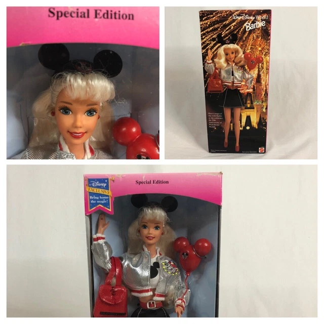 BARBIE 25TH ANNIVERSARY Walt Disney World Special Edition Doll Vintage 1996 NRFB £18.96