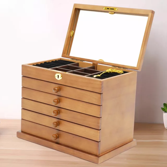 Jewelry Box Organizer for Women Girls Large Jewelry Storage Case with Drawers🔥