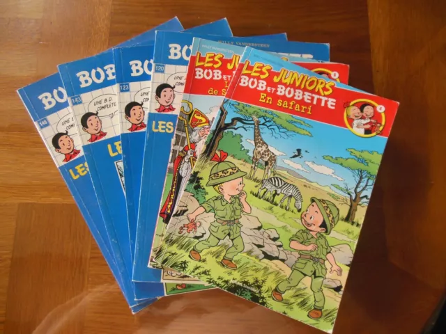 Lot De 6 Albums Bob Et Bobette. Series Les Juniors Et B D +. Bon Etat.