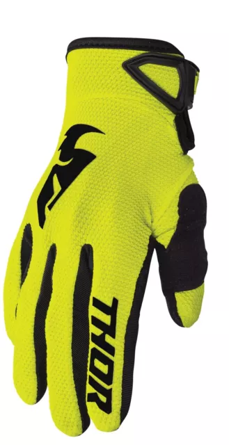 Thor 2024 Motocross Gloves Sector Yellow MX Enduro ATV Quad