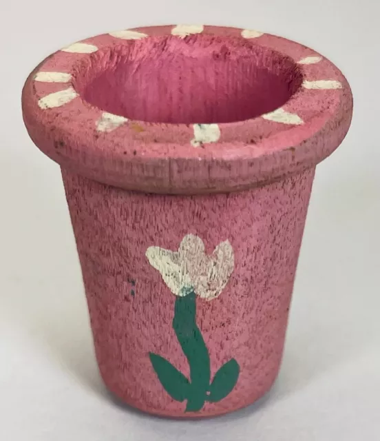 Thimble Flower Pot (wood)