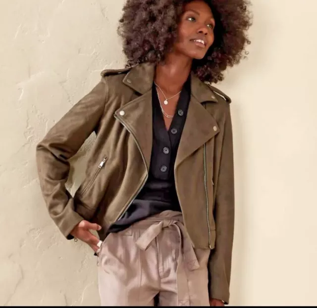 Banana republic hotsell faux suede jacket