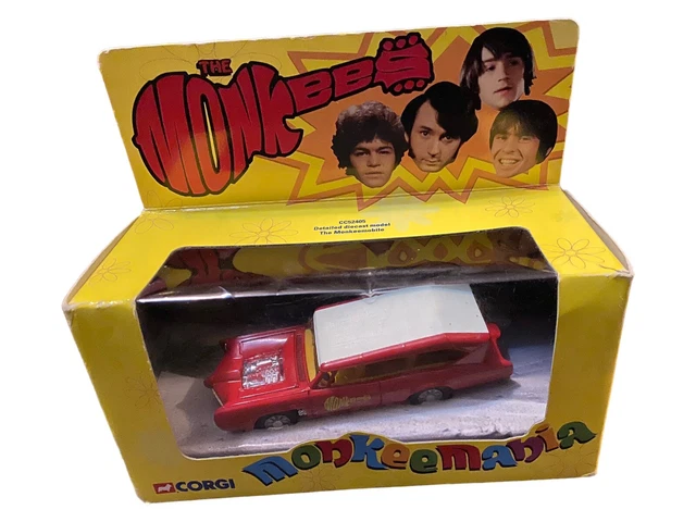 The Monkees Monkeemania Monkeemobile New in Box 2001 Corgi Diecast