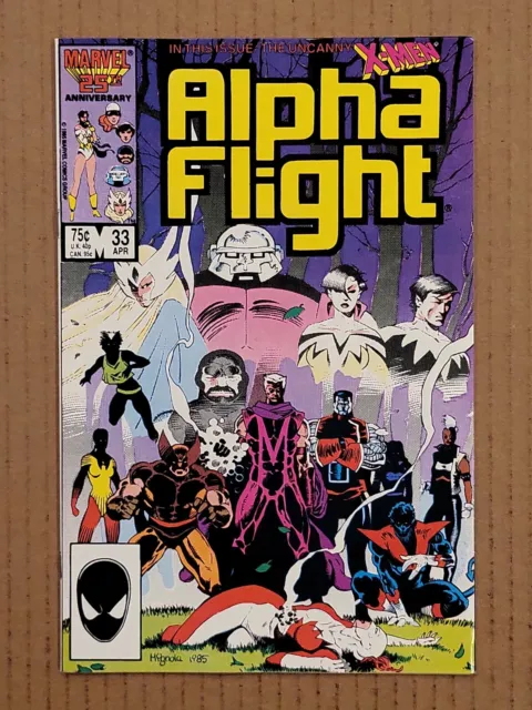 Alpha Flight #33 1st Appearance Lady Deathstrike Marvel 1986 VF/NM