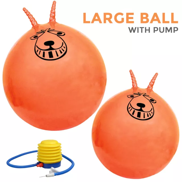 Retro Space Hopper Toy Large Ball Adult Kids Bounce 60Cm / 80Cm