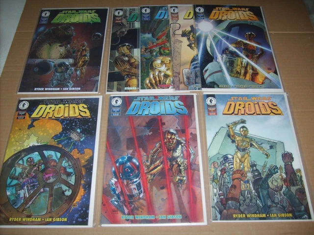 1-8 STAR WARS R2-D2 & C-3PO "Droids" complete Dark Horse limited Series Run Lot