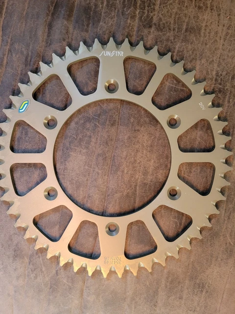 Sunstar sprocket KTM Husqvarna Gasgas 125 - 450 49 tooth aluminum