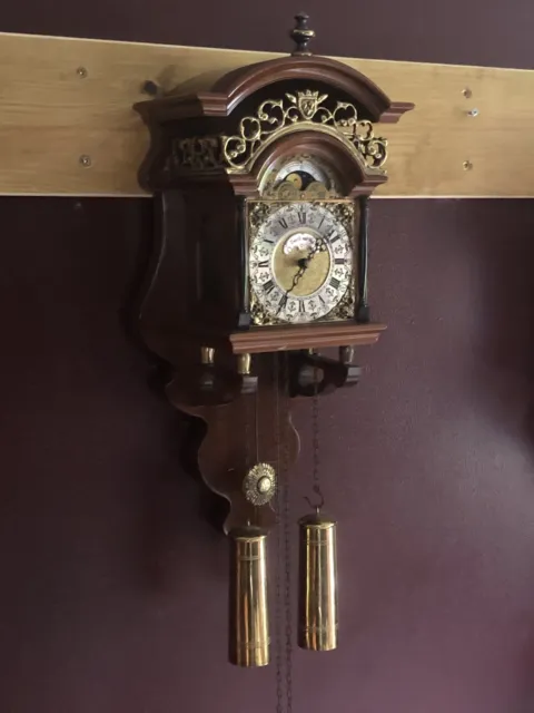 Warmink Wuba - Beidt Uw Tijd - Dutch Pendulum Wall Clock