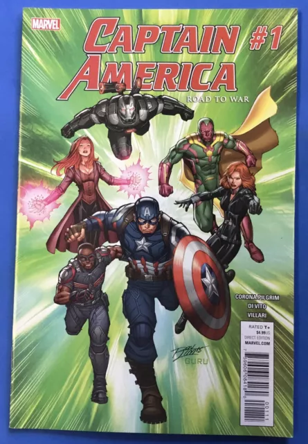 Captain America Road to War  No. #1 2016 Marvel Comics VF