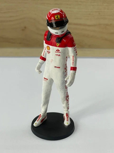 FIGURINE 1/18 GILLES VILLENEUVE VROOM FOR FERRARI 312 EXOTO GP REPLICAS
