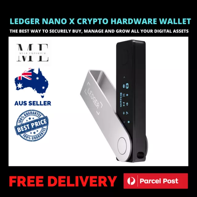 Ledger Nano X Crypto Hardware Wallet-Bluetooth-The Best Way to securely Buy New