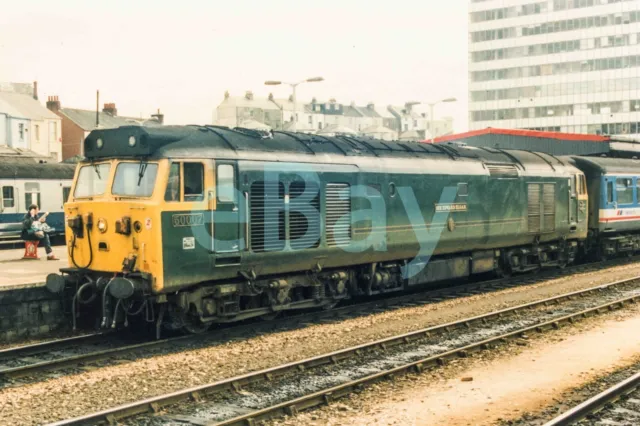 Uk Diesel Train Railway Photograph Of Class 50 50007. Rm50-48