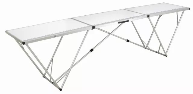 Tapeziertisch Alu-Tec Klapptisch Mehrzwecktisch Arbeitstisch klappbar 60x298cm