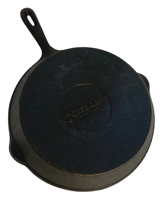 MASTERCLASS CAST IRON Skillet 10 Inch Skillet Double Pour Ridged Bottom