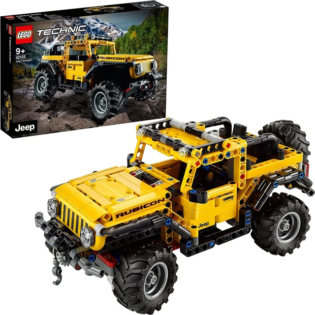 Jeep Wrangler Voiture-Jouet 4x4, SUV Tout-Terrain Jeu de Construction
