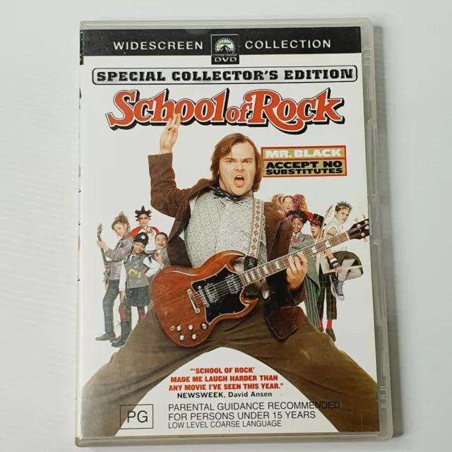 SCHOOL OF ROCK DVD Region 4 Pal Pre-Owned Ex-Rental Comedy Jack Black $2.99  - PicClick AU