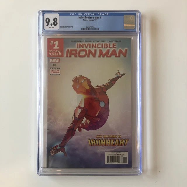 Invincible Iron Man #1 CGC 9.8 1st solo series RiRi Williams IRONHEART