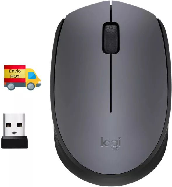 RATON INALAMBRICO Logitech M170 3 Botones Optico Ambidiestro PC MAC ENVIO HOY