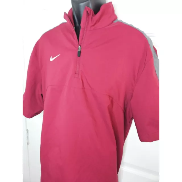 $90 Nike Repel Tour Men's 1/2-Zip Short Sleeve Golf Jacket Medium