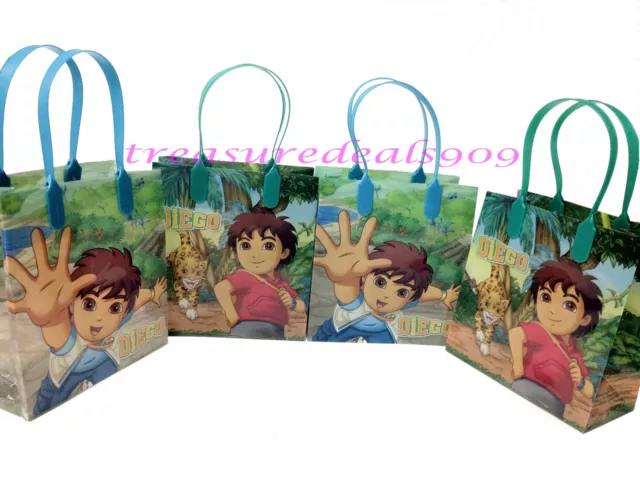 18 Pcs Go Diego Go Dora  Goodie Gift Bags Party Favors Candy Treat Birthday Bag