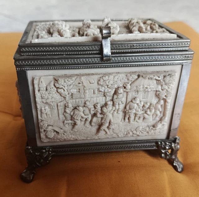 ETUI À CIGARETTE en Argent et intérieur en or fin EUR 250,00