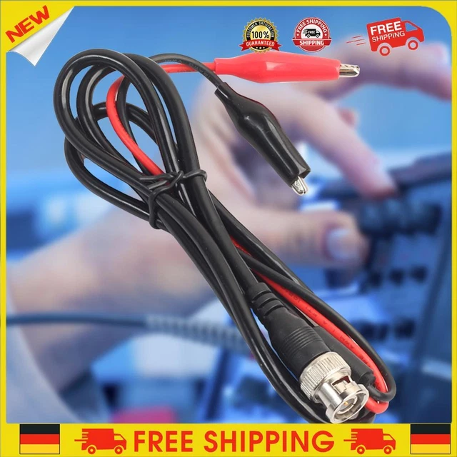 ❥ BNC cavo di misura antiruggine spina maschio a doppio oscilloscopio accessori