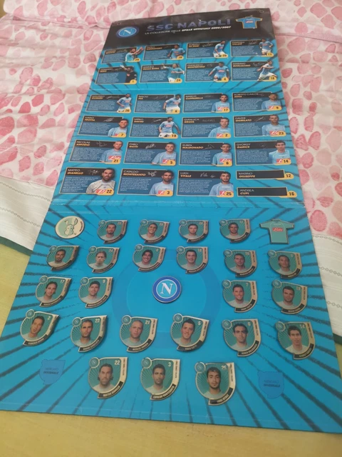 Raccoglitore Spille SSC Napoli - Stagione 2006/2007 - Complet (Come Foto)